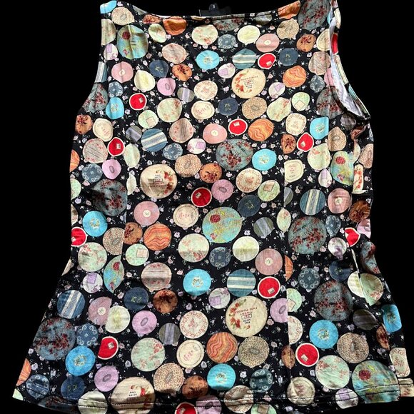 Paul Smith Black Label Sleeveless Top Made in Italy Size SMALL - Picture 4 of 10